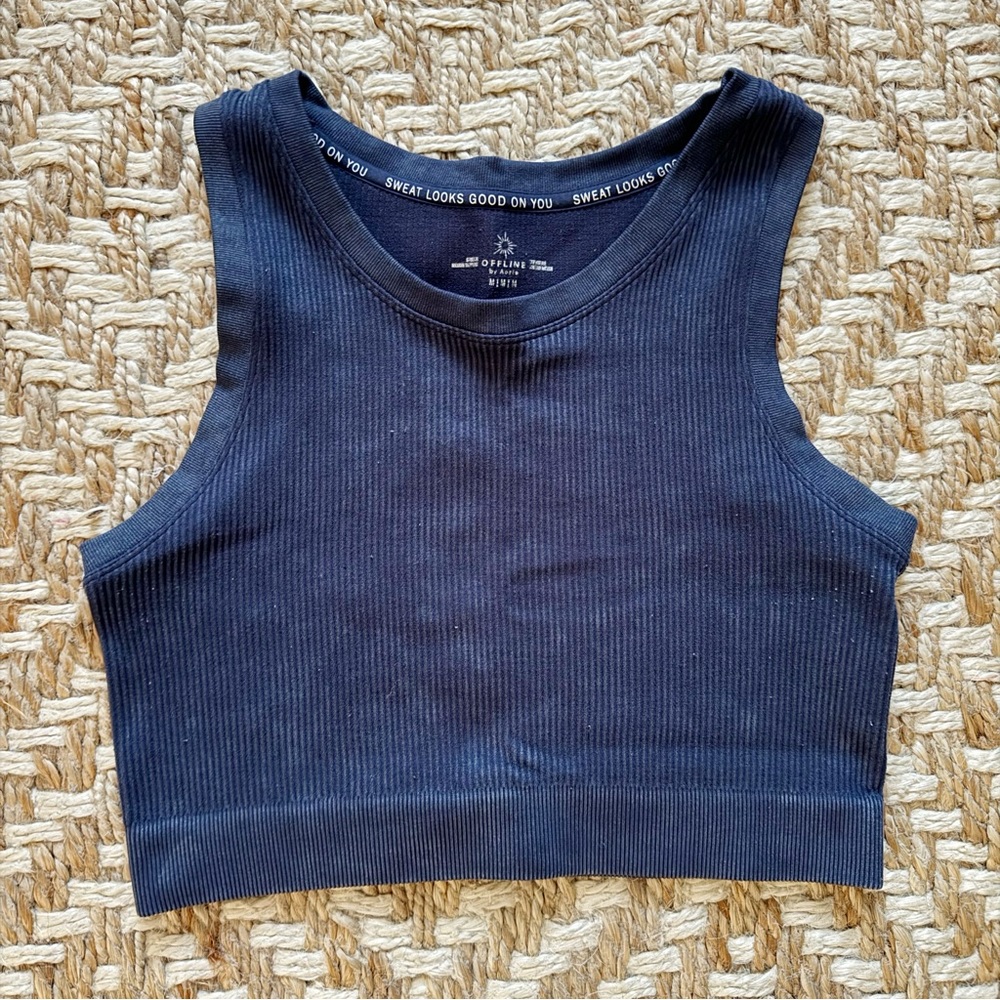 Aerie Navy Sports Bra